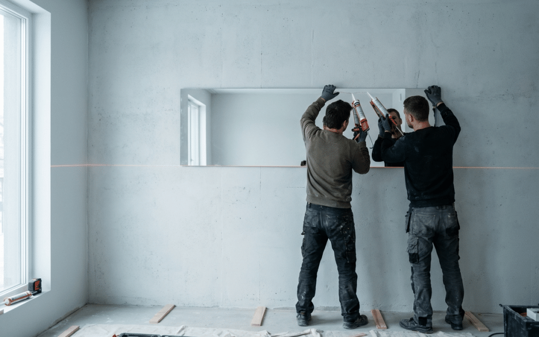 Montera spegel på betongvägg: Våra bästa tips!